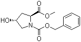 1-Benzyl 2-methyl (2S,4R)-4-hydroxypyrrolidine-1,2-dicarboxylate molecular structure (CAS 64187-48-0)