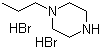 1-(1-丙基)哌嗪二氢溴酸盐分子结构 (CAS 64262-23-3)