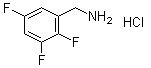 2,3,5-Trifluorobenzenemethanamine hydrochloride molecular structure (CAS 643088-06-6)