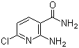 2-Amino-6-chloronicotinamide molecular structure (CAS 64321-24-0)