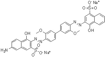 Chlorazol Copper Blue B molecular structure (CAS 6449-35-0)