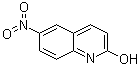 6-硝基喹啉-2-醇分子结构 (CAS 64495-55-2)