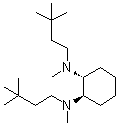 结构式 CAS# 644958-86-1, (1R,2R)-1,2-二[(3,3-二甲基丁基)(甲基)氨基]环己烷