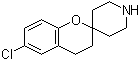 6-Chloro-3,4-dihydrospiro[2H-1-benzopyran-2,4'-piperidine] molecular structure (CAS 644968-50-3)