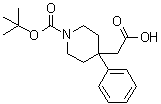 4-(Carboxymethyl)-4-phenylpiperidine-1-carboxylic acid tert-butyl ester molecular structure (CAS 644982-20-7)