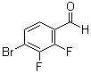 4-Bromo-2,3-difluorobenzaldehyde molecular structure (CAS 644985-24-0)