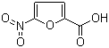 结构式 CAS# 645-12-5, 5-硝基-2-糠酸; 5-硝基-2-呋喃甲酸