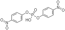 双(对硝基苯基)磷酸酯分子结构 (CAS 645-15-8)