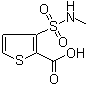 3-(N-Methylsulfamoyl)-2-thiophenecarboxylic acid molecular structure (CAS 64527-92-0)