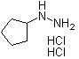 Cyclopentylhydrazine dihydrochloride molecular structure (CAS 645372-27-6)