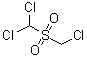 Dichloro[(chloromethyl)sulfonyl]methane molecular structure (CAS 64568-19-0)