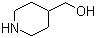 4-Piperidinemethanol molecular structure (CAS 6457-49-4)