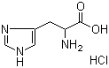 结构式 CAS# 6459-59-2, DL-组氨酸盐酸盐