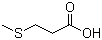 3-(甲硫基)丙酸分子结构 (CAS 646-01-5)