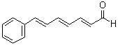 7-苯基-2,4,6-庚三烯醛分子结构 (CAS 6460-63-5)