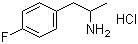4-氟-alpha-甲基苯乙胺盐酸盐分子结构 (CAS 64609-06-9)