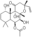 structure of CAS# 64657-21-2, 6-Acetyl-7-deacetylforskolin