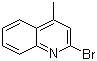 结构式 CAS# 64658-04-4, 2-溴-4-甲基喹啉