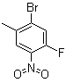 1-Bromo-5-fluoro-2-methyl-4-nitrobenzene molecular structure (CAS 64695-96-1)