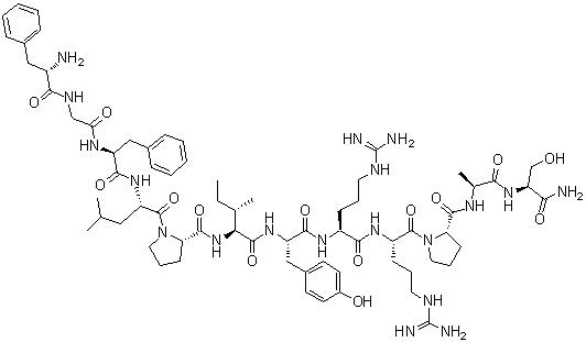 颗粒释放肽 R分子结构 (CAS 64704-41-2)