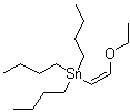 结构式 CAS# 64724-29-4, 顺式-三丁基(2-乙氧基乙烯基)锡烷