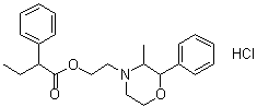 芬布酯盐酸盐分子结构 (CAS 6474-85-7)