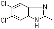 5,6-Dichloro-2-methylbenzimidazole molecular structure (CAS 6478-79-1)