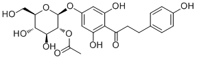 Trilobatin 2''-acetate molecular structure (CAS 647853-82-5)