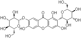 新芒果苷分子结构 (CAS 64809-67-2)