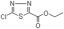 Ethyl 5-chloro-1,3,4-thiadiazole-2-carboxylate molecular structure (CAS 64837-49-6)