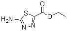 5-氨基-[1,3,4]噻二唑-2-羧酸乙酯分子结构 (CAS 64837-53-2)