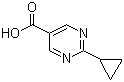 structure of CAS# 648423-79-4, 2-Cyclopropylpyrimidine-5-carboxylic acid;2-Cyclopropyl-5-pyrimidinecarboxylic acid