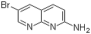 6-Bromo-1,8-naphthyridin-2-amine molecular structure (CAS 64874-38-0)