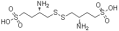 (3S,3S')-4,4'-Disulfanediylbis(3-aminobutane-1-sulfonic acid) molecular structure (CAS 648927-86-0)