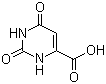 结构式 CAS# 65-86-1, 乳清酸; 1,2,3,6-四氢-2,6-二氧代-4-嘧啶羧酸