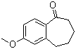 结构式 CAS# 6500-65-8, 2-甲氧基苯并环庚-5-酮