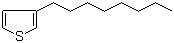 structure of CAS# 65016-62-8, 3-Octylthiophene
