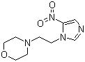 structure of CAS# 6506-37-2, Nimorazole;4-[2-(5-Nitroimidazol-1-yl)ethyl]morpholine
