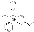 1-(4-Methoxyphenyl)-1,2-diphenyl-1-butanol molecular structure (CAS 650624-50-3)