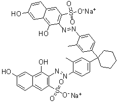 酸性红 154分子结构 (CAS 6507-79-5)