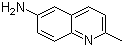 structure of CAS# 65079-19-8, 2-Methylquinolin-6-amine;6-Amino-2-methylquinoline