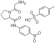 Glycyl-N-(4-nitrophenyl)-L-prolinamide 4-methylbenzenesulfonate  molecular structure (CAS 65096-46-0)