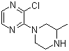 2-Chloro-3-(3-methylpiperazin-1-yl)pyrazine molecular structure (CAS 651047-93-7)