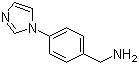1-[4-(1H-Imidazol-1-yl)phenyl]methanamine molecular structure (CAS 65113-25-9)