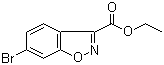 Ethyl 6-bromobenzisoxazole-3-carboxylate molecular structure (CAS 651780-27-7)