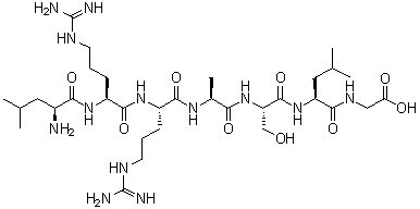 结构式 CAS# 65189-71-1, 肯普肽