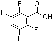 2,3,5,6-Tetrafluorobenzoic acid molecular structure (CAS 652-18-6)