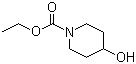 Ethyl 4-hydroxypiperidine-1-carboxylate molecular structure (CAS 65214-82-6)