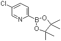 structure of CAS# 652148-93-1, 5-Chloropyridine-2-boronic acid pinacol ester;5-Chloro-2-(4,4,5,5-tetramethyl-1,3,2-dioxaborolan-2-yl)pyridine