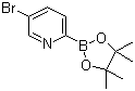 structure of CAS# 652148-98-6, 5-Bromopyridine-2-boronic acid pinacol ester;5-Bromo-2-(4,4,5,5-tetramethyl-1,3,2-dioxaborolan-2-yl)pyridine
